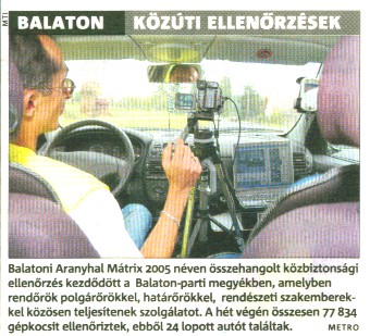 Balatoni Aranyhal Matrix 2005